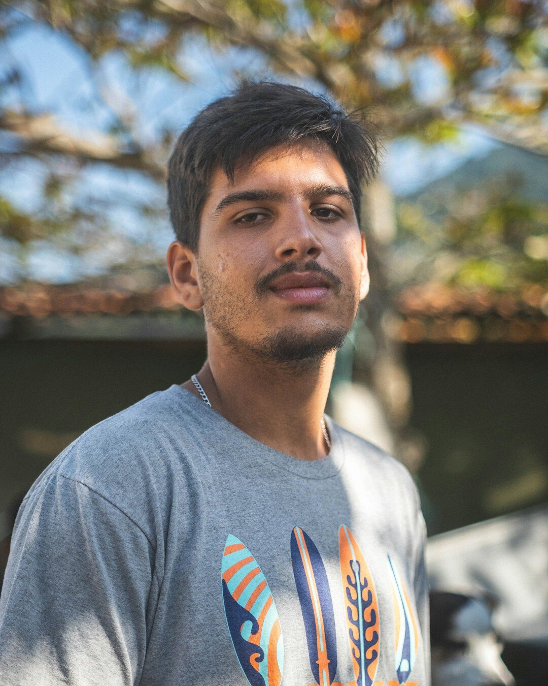 Portrait of a Brazilian man who facilitates personal development discussion groups