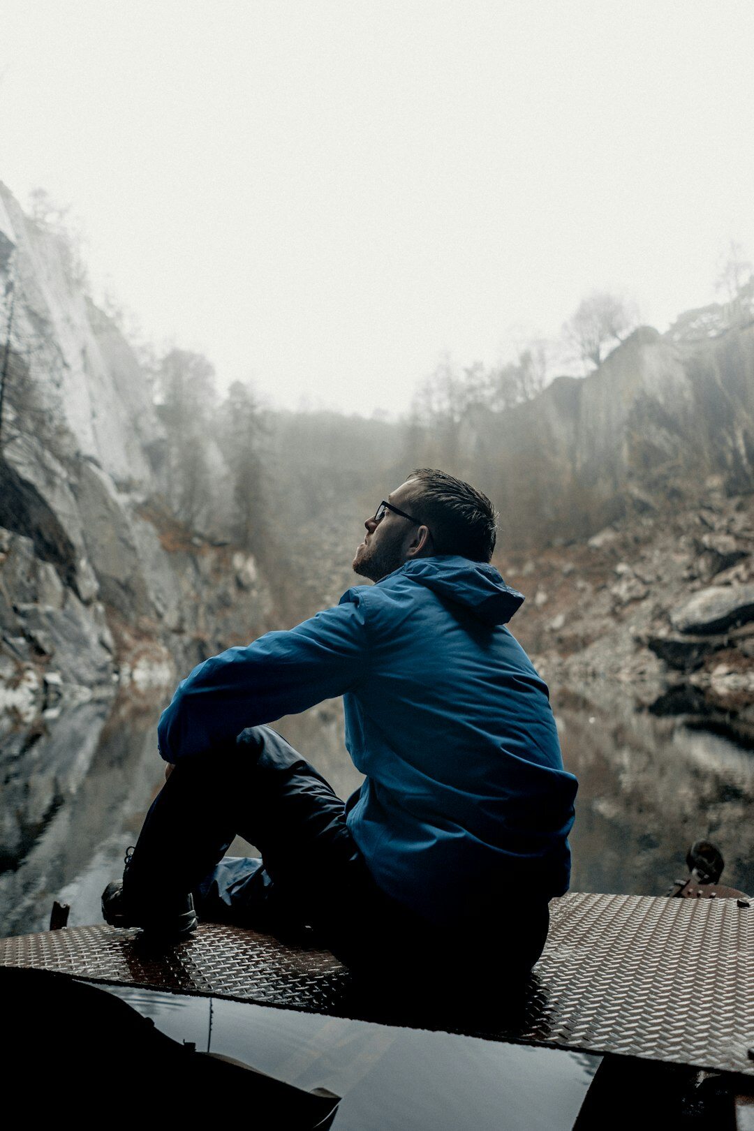 person reflecting on life goals