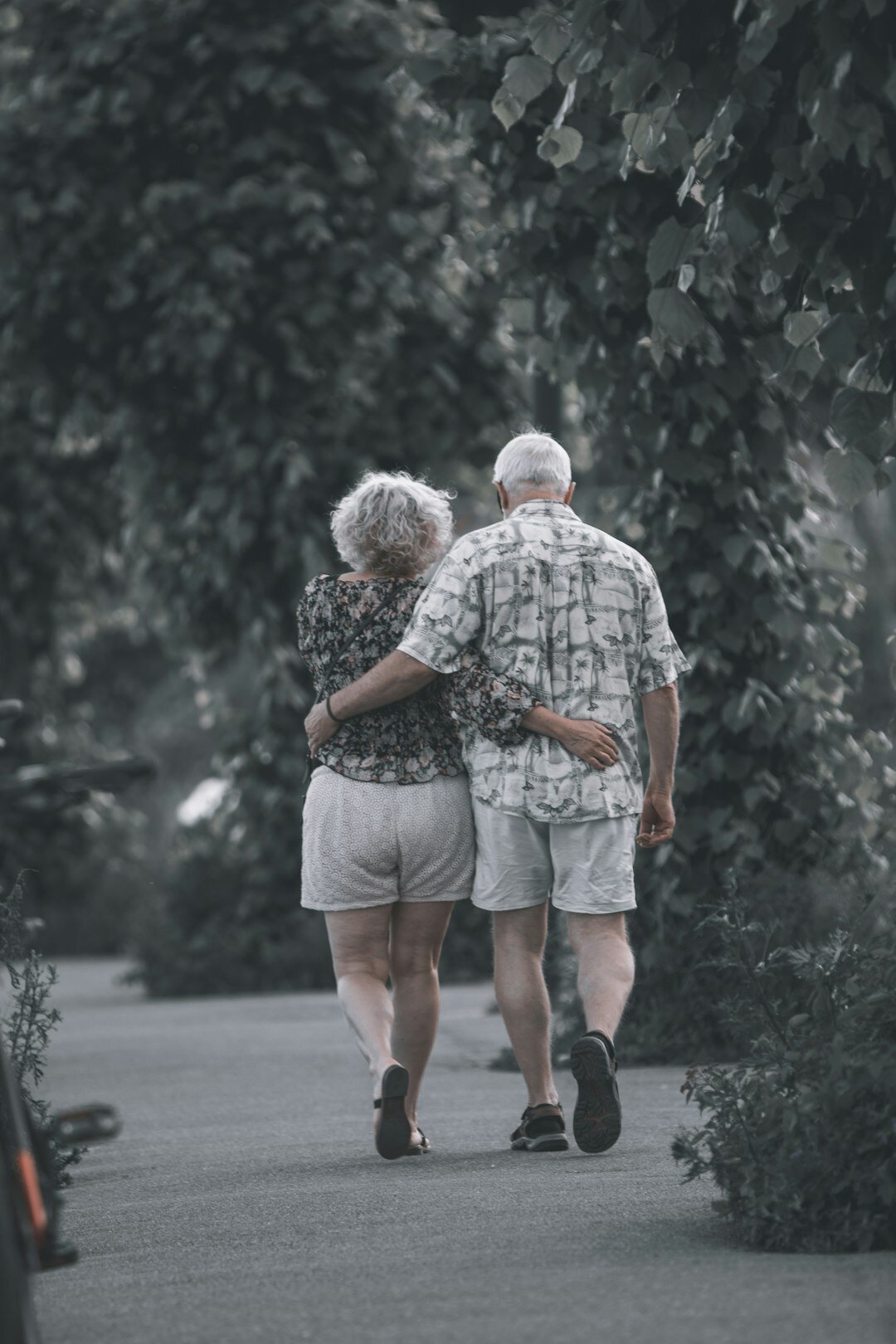 couple walking together